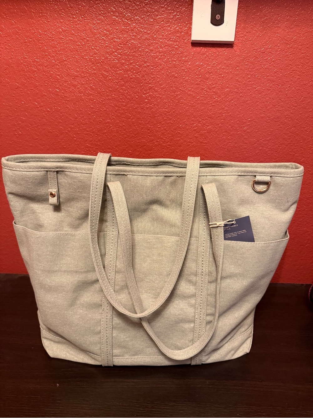 Canvas Tote Bag in sage - universal thread Everyday Shopper
